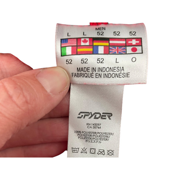 🔥SPYDER Men's Red & Black 1/4 Zip Outbound Jacket - Picture 8 of 9